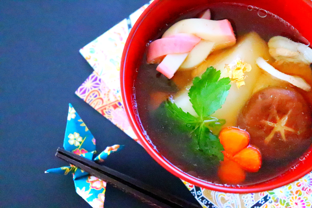 北海道風お雑煮の作り方 めんつゆで作る簡単レシピ お正月料理 かんたんかわいい姫ごはん 栄養士 和田良美のオフィシャルサイト